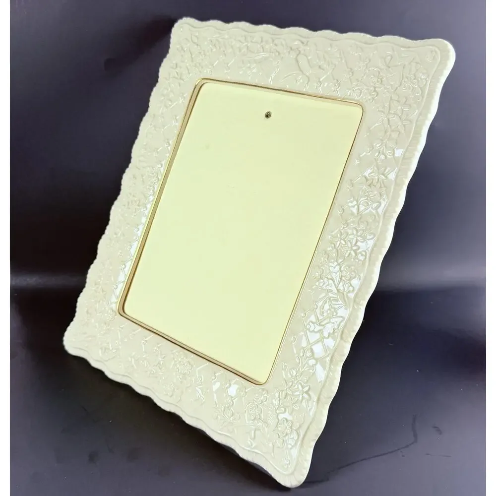 Vintage LENOX Porcelain Wedding Promises Picture Frame, 7